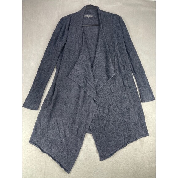Barefoot Dreams Bamboo Chic Lite Cardigan Black Sweater Womens S/M 436 - Picture 1 of 8
